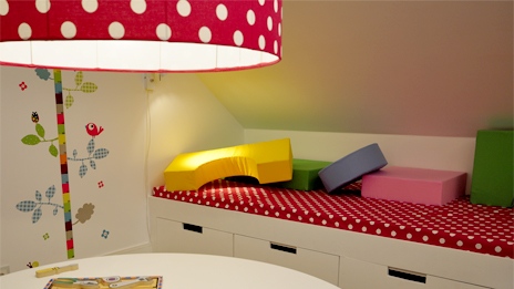 habitacion infantil de colores