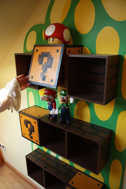 Ideas para una habitación infantil de Mario Bros