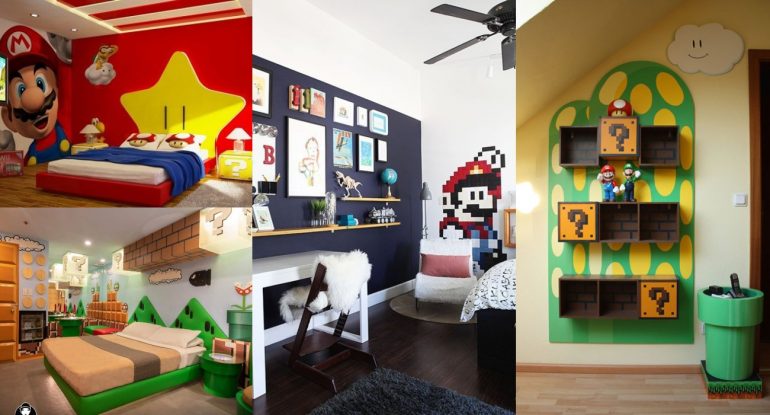 Ideas para habitaciones infantiles de Mario Bros