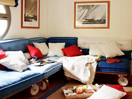 Habitaciones de adolescentes con camas con ruedas