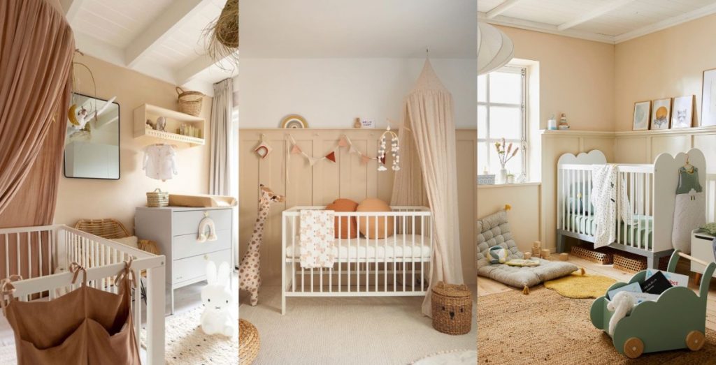 Dormitorio bebé beige