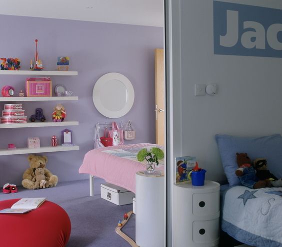 Puertas correderas para separar el dormitorio de los niños