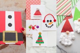 Tarjetas de navidad manualidades originales para niños