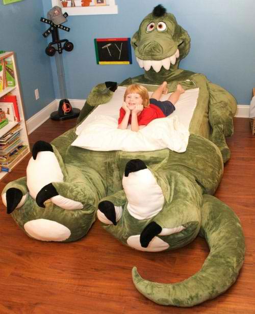 Cama infantil dinosaurio
