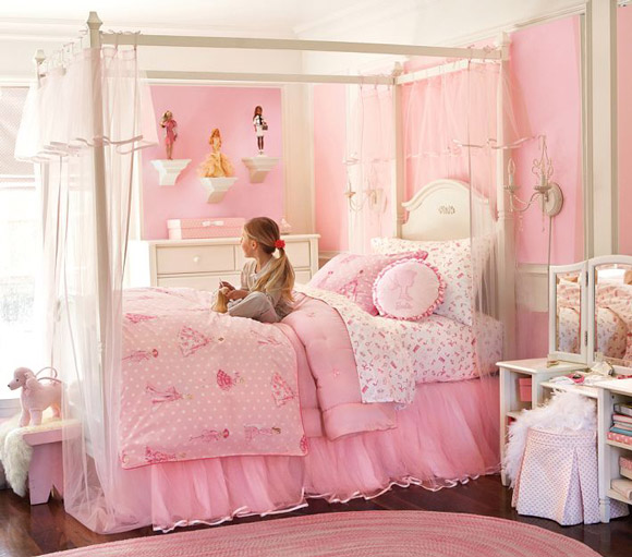 Idea para decorar una habitación de Barbie