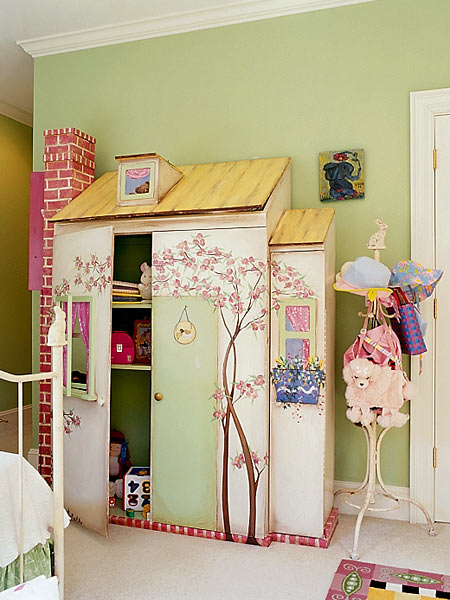 Como el armario infantil con pintura, papel o vinilos ¡Fotos!