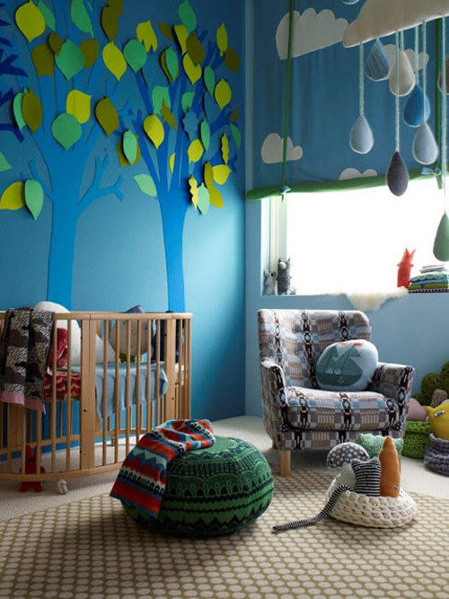 Habitación de bebé diseñada por Donna Wilson