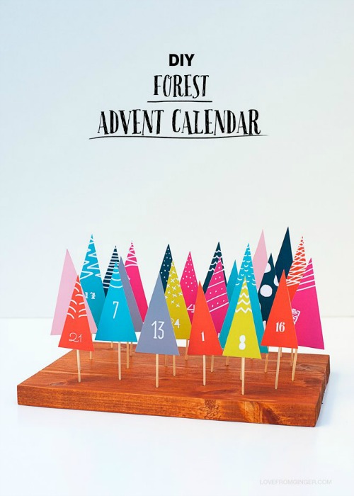 Calendarios de Adviento creativos