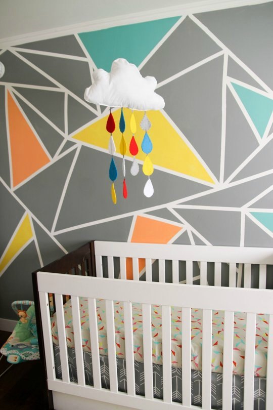 Tendencia decoración bebés geométrica