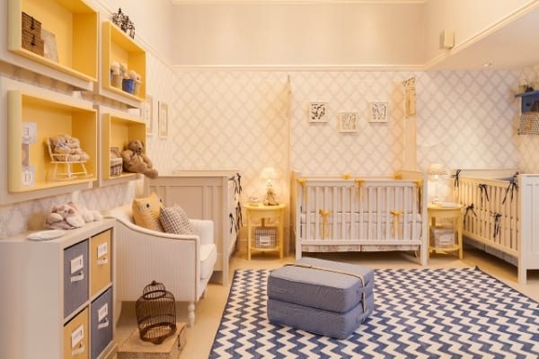 Dormitorio de bebé para tres