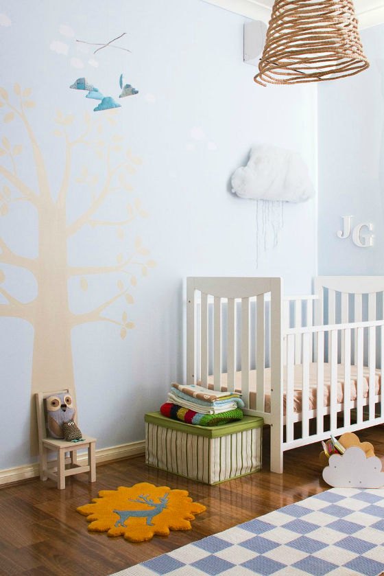 Dormitorio bebé azul celeste