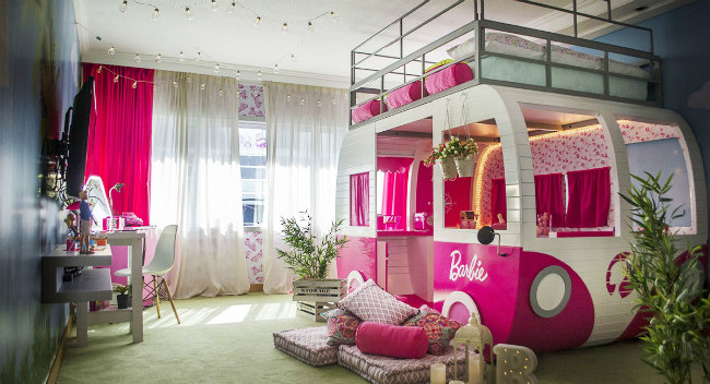Ideas para decorar habitaciones infantiles Barbie