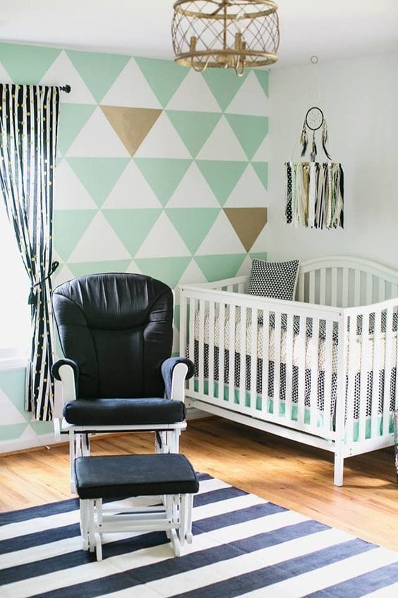 Verde mint para el cuarto del bebé