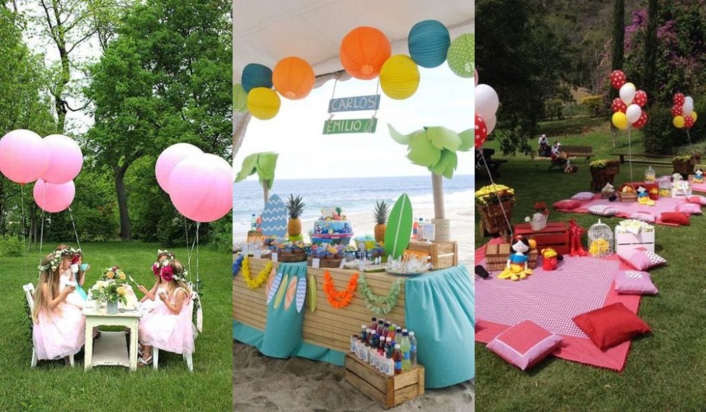 Novia personal Corte de pelo Las mejores fiestas infantiles al aire libre: cumpleaños en el parque,  piscina, playa...