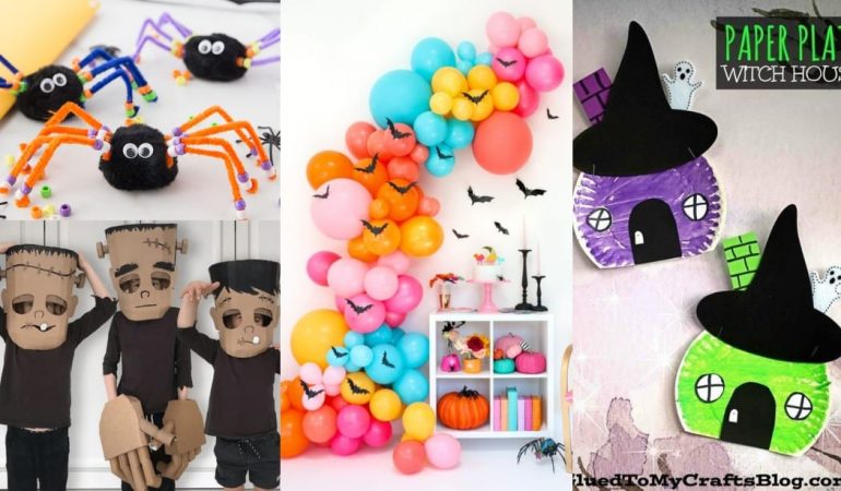 Manualidades Halloween para niños 2019