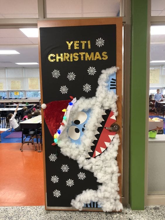 puertas navidad colegio