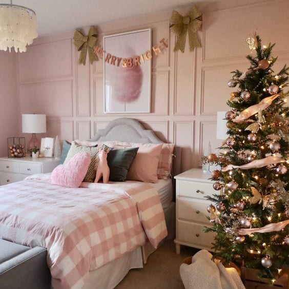 Dormitorios infantiles navideños
