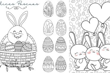Dibujos de Pascua para colorear, imprimir y pintar con niños