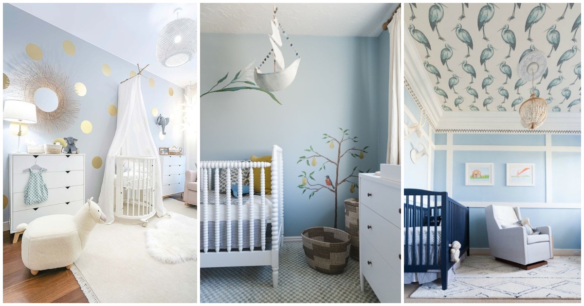 Habitaciones de bebé de color azul