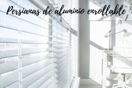 persianas de aluminio enrollable