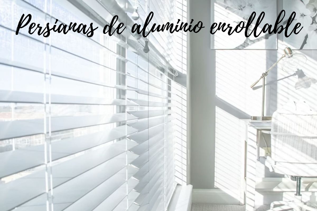 persianas de aluminio enrollable