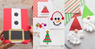 Tarjetas de navidad manualidades originales para niños